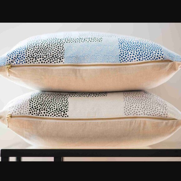 NWT Barn & Willow PAIR 18" x 18" Cotton Dots Pillow Cover - Picture 2 of 13